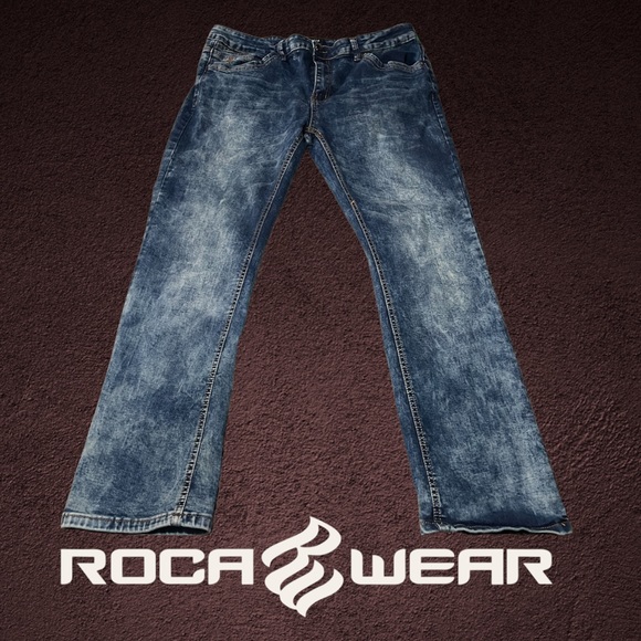 Rocawear‎ Jeans Size 40 x 30 Straight Leg - Picture 1 of 5